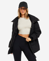 Puffer Jacket | Black Crop Shop Boutique